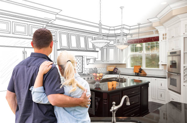 Professional Cabinet Refacing technician working in Harleysville, PA